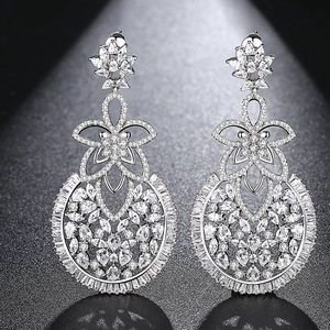 7ct Multi Stone Dangle Earrings